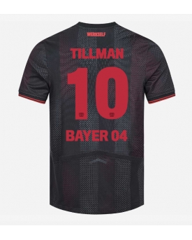 Bayer Leverkusen Malik Tillman #10 Maglia Gara Casa Repliche 2025-26 Maniche Corte